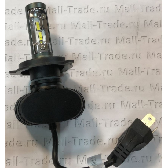 Большое фото товара - Автолампа светодиодная H4 9V/32V-25W 4000Lm 6500K (радиатор) 2шт. (S1-H4N), H4 S1 радиатор. Вариант №1