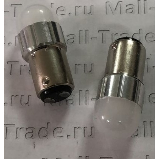 Большое фото товара - Автолампа светодиодная 12V-21W+5W 9-LED диод. ГАБАРИТ+МАЯК (S0031) (К), 12-21+5 ан. BA15s МАЯК. Вариант №1