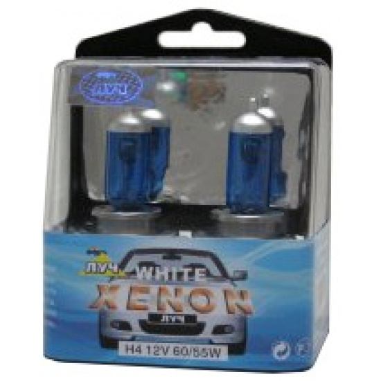 Большое фото товара - Автолампа 24V-75W+70W H4 галогеновая фарная White (Plasmz Xenon) 2шт, H4 24-75+70 ан.P43t С. Вариант №1