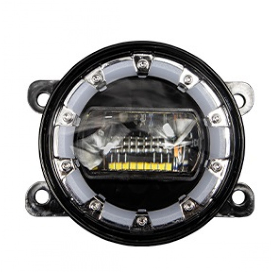 Большое фото товара - Фара светодиодная противотуманная Лада ВЕСТА 2 10-30V/50W белый свет+ходовые компл. 2шт. Линза, 2180LS. Вариант №1