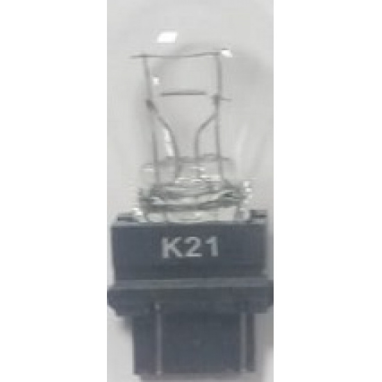 Большое фото товара - Автолампа 12V 27/7W W2,5x16q габарит,поворот, стоп-сигнал Белая (B77301)(L14227) (TSL) American, 12-27+7 PY27/7W. Вариант №1
