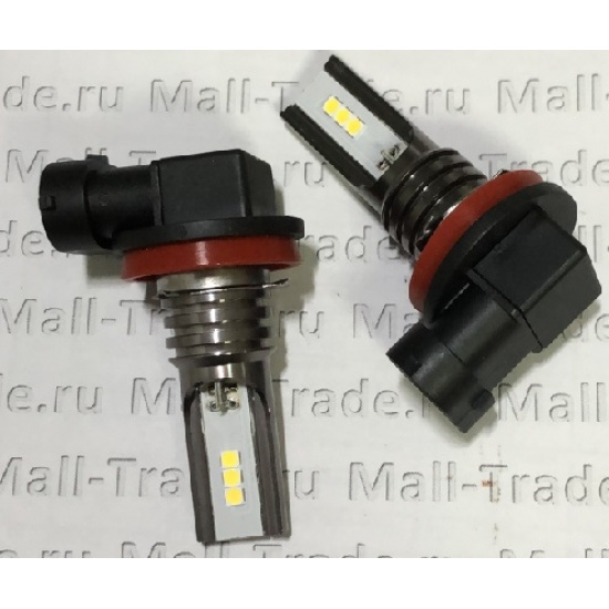 Большое фото товара - Автолампа светодиодная H11 12-24V-15W 2000Lm 5500K R12 (2шт), H11 R12. Вариант №1