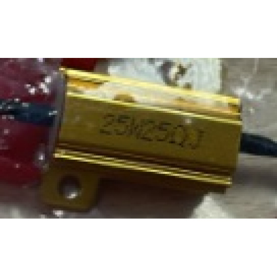 Большое фото товара - Обманка для Led ламп головного света РЕЗИСТОР 25w 25 Ом (1шт.), Canbus 25-25. Вариант №1