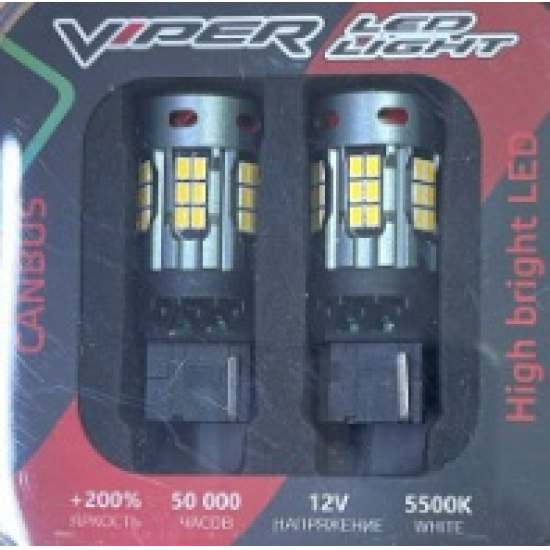 Большое фото товара - Автолампа светодиодная 12V-21W без цоколя 36-SMD диод Canbus (7440302036SMD) (Viper) 2шт, 12-21 б\ц 74403020. Вариант №1