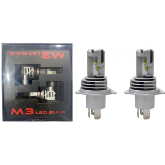 Большое фото товара - Автолампа светодиодная H11 12V-22/20W 3000Lm 6500K вентилятор M3 (2шт), H11 M3. Вариант №1