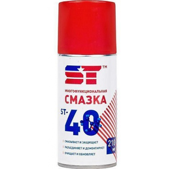 Большое фото товара - Антикорозийная смазка-спрей ST ST-40 210мл. (аналог (WD-40), ST0300. Вариант №1