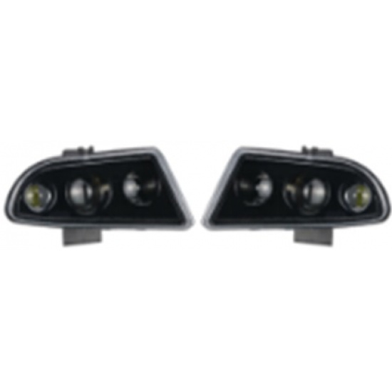 Большое фото товара - Фара светодиодная противотуманная Hyundai Accent 12-24V/46-96W ЛИНЗЫ белый свет ближ+далн, 101-WD-100. Вариант №1
