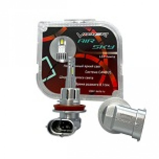 Большое фото товара - Автолампа светодиодная H11 12V-37W 4000Lm 5500K 2шт. (H11 C3-AIR SKY), H11 VIPER AIR SKY. Вариант №1