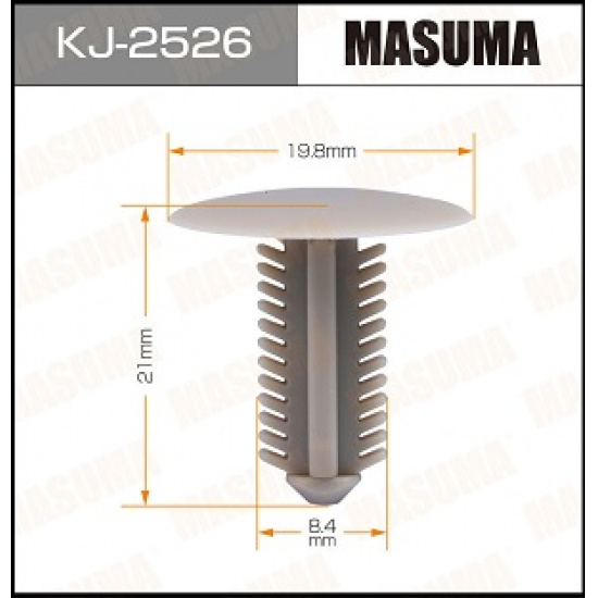 Большое фото товара - Клипса MASUMA KJ2526 6339926050 1100223 AGA812, KJ2526. Вариант №1