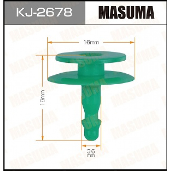 Большое фото товара - Клипса MASUMA KJ2678 7682960020 P373463 AGA1532 AK999148, KJ2678. Вариант №1