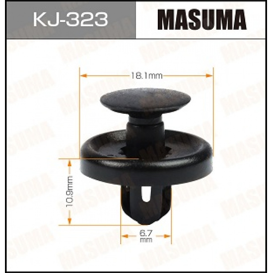 Большое фото товара - Клипса MASUMA KJ323 909130043 9046710183, KJ323. Вариант №1