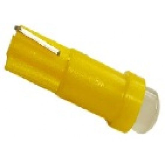 Большое фото товара - Автолампа светодиодная 12V-5W без цоколя 1-LED диод. желтая X0050, 12-5 б\ц ан.CL W2.1*9.5d. Вариант №1